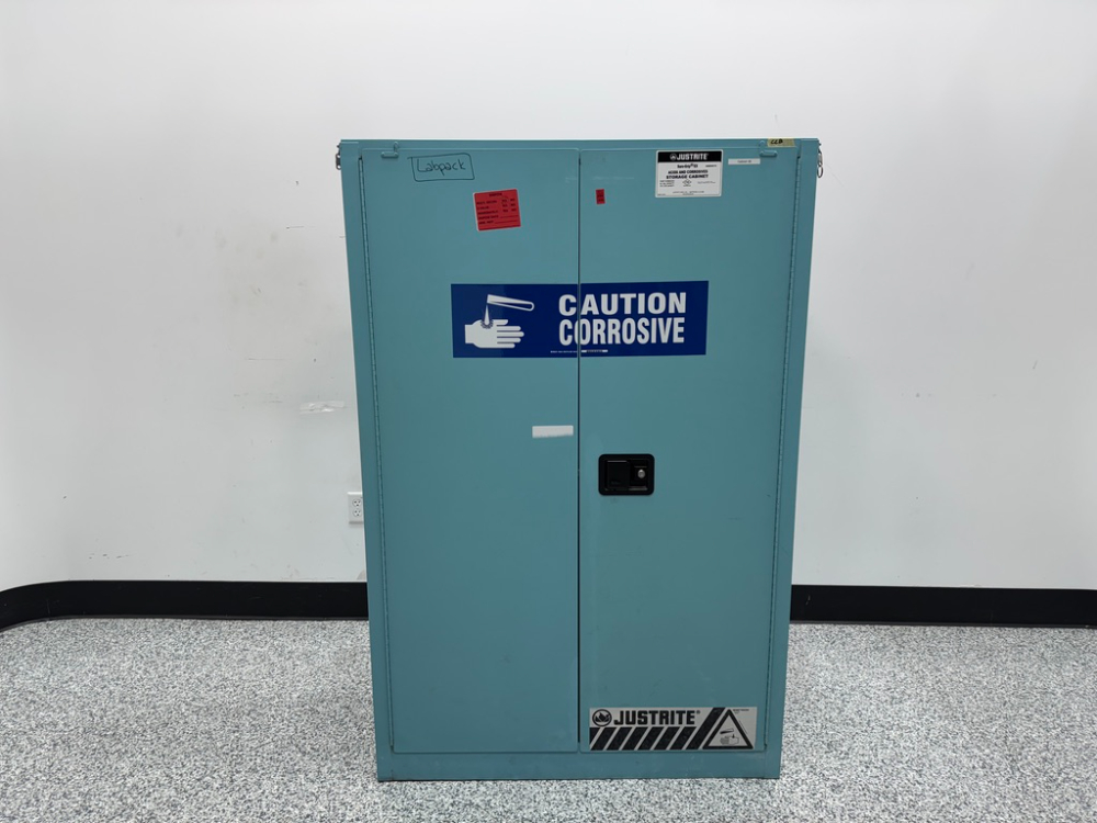 Image of JustRite 45 Gallon Acids And Corrosives Storage Cabinet